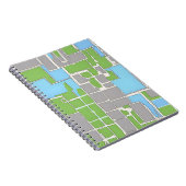 Kaarten Spiraal Notitieboek - Blauw (Rechterzijde)