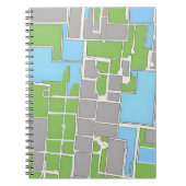 Kaarten Spiraal Notitieboek - Blauw (Voorkant)