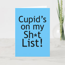 Kaarten tegen Valentijnsdag