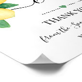 Kaarten Teken Citroenen Bruidsfeest Huwelijksrecep Poster (Hoek)