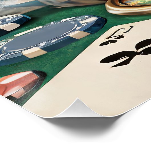 Kaarten tellen, Steampunk Chihuahua Perfect Poster (Hoek)