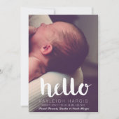 Kaarten ter bekendmaking van de geboorte (Voorkant)