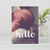 Kaarten ter bekendmaking van de geboorte (Staand voorkant)