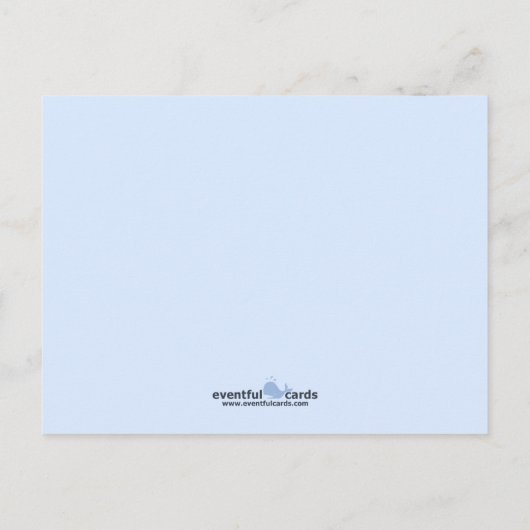 Kaarten ter bekendmaking van de geboorte (Achterkant)