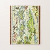  kaarten, USVI Legpuzzel (Verticaal)