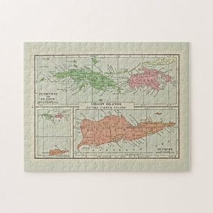  kaarten, USVI Legpuzzel