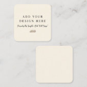 kaarten van 2,5 inch x 2,5 inch met afgeronde neut (Voorkant / Achterkant)