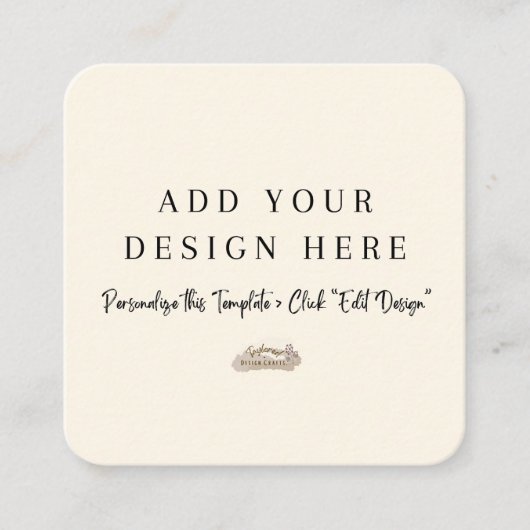 kaarten van 2,5 inch x 2,5 inch met afgeronde neut (Voorkant)