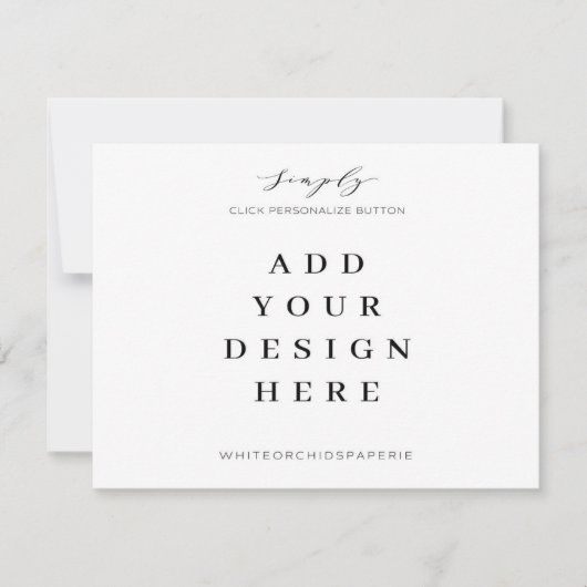 kaarten van 5,5 x 4,25 inch afdrukken notitiekaartje (Voorkant)