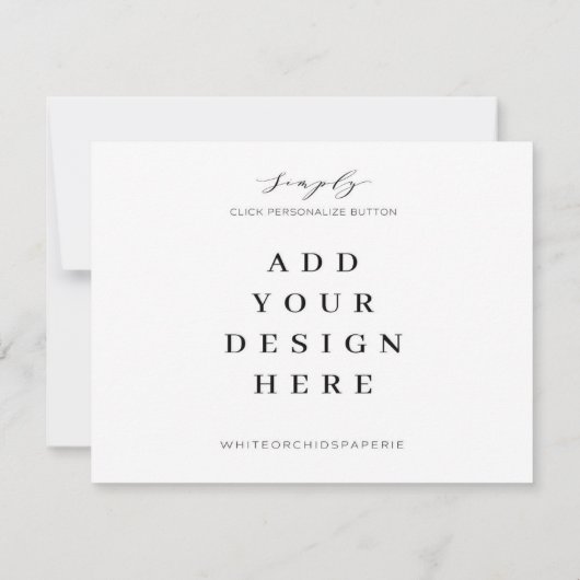 kaarten van 5,5 x 4,25 inch afdrukken notitiekaartje (Achterkant)