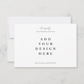 kaarten van 5 x 3,5 inch afdrukken notitiekaartje (Achterkant)