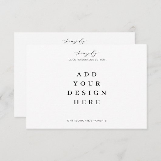 kaarten van 5 x 3,5 inch afdrukken notitiekaartje (Voorkant / Achterkant)