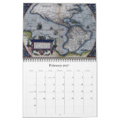 Kaarten van Abraham Ortelius 2012 Kalender (Feb 2027)