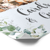 Kaarten van Baby shower van bosland Poster (Hoek)