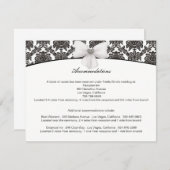 Kaarten van Damask Elegance Wedding Enclosure (Voorkant / Achterkant)