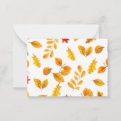 Kaarten van Dankbaarheid - Thanksgiving Activiteit Notitiekaartje (Achterkant)