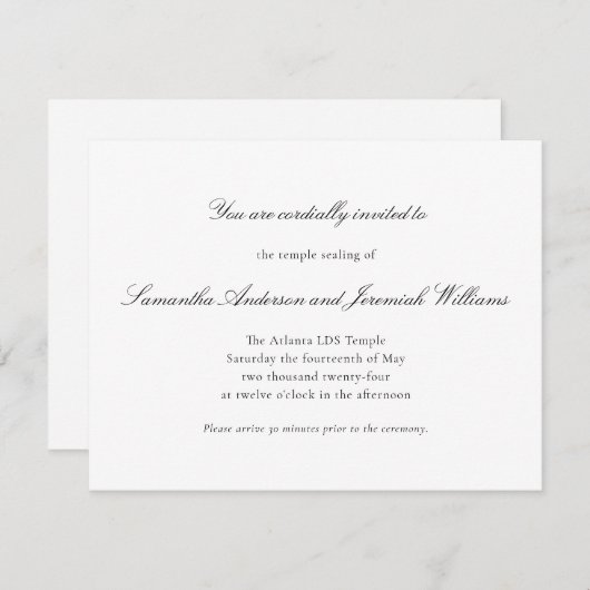 Kaarten van de afsluitingsceremonie (Voorkant / Achterkant)