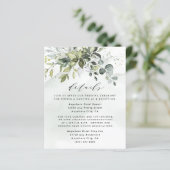 Kaarten van de blauwe eucalyptus Greenery Enclosur (Staand voorkant)