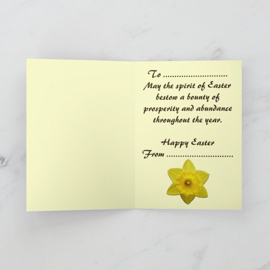 Kaarten van de Bloem van de Gele narcis van de (Binnen)