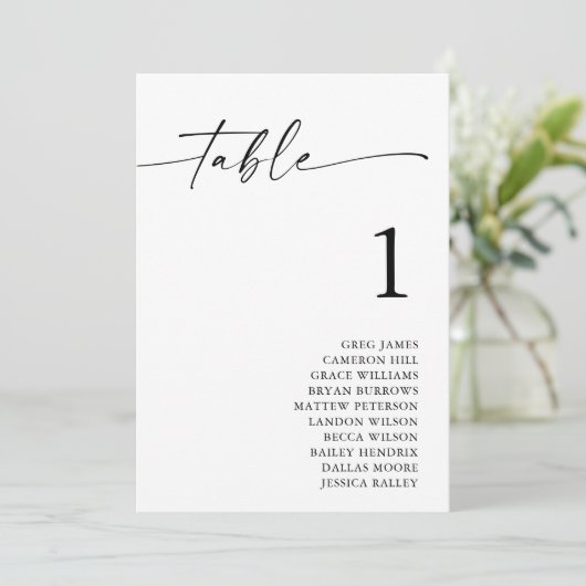 Kaarten van de Boho-minimalistische weddenschapenk (Staand voorkant)