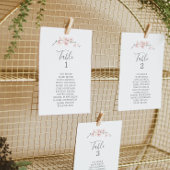 Kaarten van de Cherry Blossom Table Number Seating