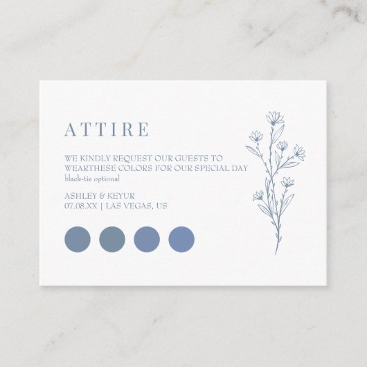 Kaarten van de Dress Code van de bendes (Voorkant)