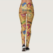 Kaarten van de Duitse rechtbank - vlaggen/honden,  Leggings (Achterkant)