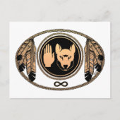 Kaarten van de eerste Naties Wolf Native Art Cards (Voorkant)