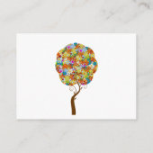 Kaarten van de Flower Love Tree Response en Websit (Achterkant)