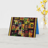 KAARTEN VAN DE GROET & VAN DE NOTA VAN BRENDA DE (Gele Bloem)