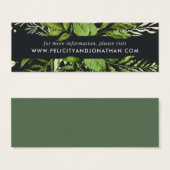 Kaarten van de huwelijksdag in de nacht | Mini Mini Visitekaartjes (Voorkant /achterkant)