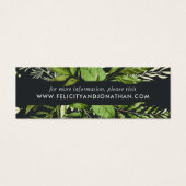 Kaarten van de huwelijksdag in de nacht | Mini Mini Visitekaartjes (Voorkant)