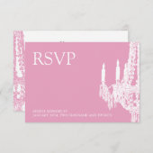 Kaarten van de luzerne van Classy Pink RSVP (3,5 x (Voorkant / Achterkant)