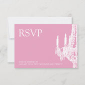 Kaarten van de luzerne van Classy Pink RSVP (3,5 x Kaartje (Voorkant)