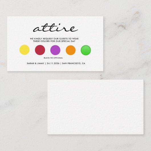 Kaarten van de minimalistische bendriewet (Voorkant / Achterkant)