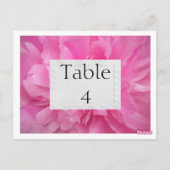 Kaarten VAN DE TABEL MET FLORALE AFBEELDINGEN PINK (Achterkant)