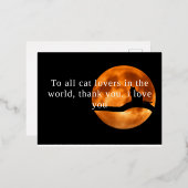 Kaarten van de Thanksgiving kletsen in de wereld (Voorkant / Achterkant)