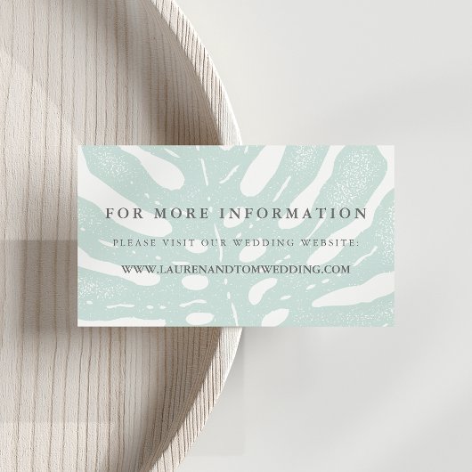 Kaarten van de Tropics Wedding Website