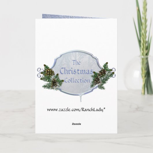 Kaarten van de Vakantie van Kerstmis van het land (Achterkant)