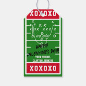 Kaarten van de Valentijnsdag van het Football Cadeaulabel (Voorkant)