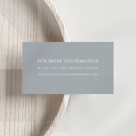 Kaarten van de website Blue Slate Wedding