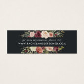 Kaarten van de website Moonlight Garden Wedding |  Mini Visitekaartjes (Voorkant)