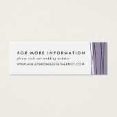 Kaarten van de website voor het lijnhuwelijk | Lil Mini Visitekaartjes (Voorkant)