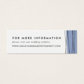 Kaarten van de website voor het lijnhuwelijk | Sta Mini Visitekaartjes (Voorkant)