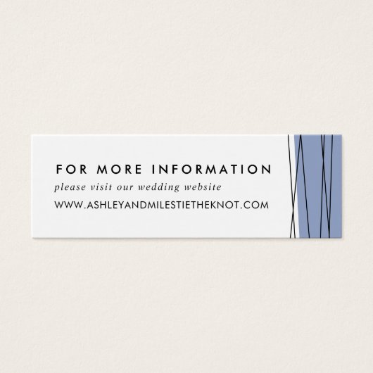 Kaarten van de website voor het lijnhuwelijk | Sta Mini Visitekaartjes (Voorkant)