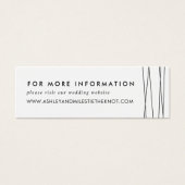 Kaarten van de website voor het lijnhuwelijk | Zwa Mini Visitekaartjes (Voorkant)