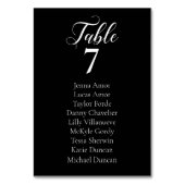 Kaarten van de zwarte witte bruiloft (Voorkant)