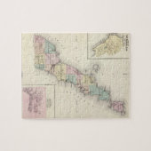 Kaarten van Deuren County, Sturgeon Bay en Jenny Legpuzzel (Horizontaal)