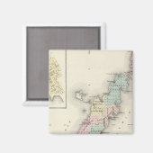 Kaarten van Deuren County, Sturgeon Bay en Jenny Magneet (Voorkant / Achterkant)