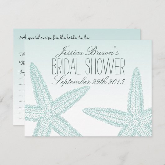 Kaarten van doornhaai Vrijgezellenfeest (Voorkant / Achterkant)